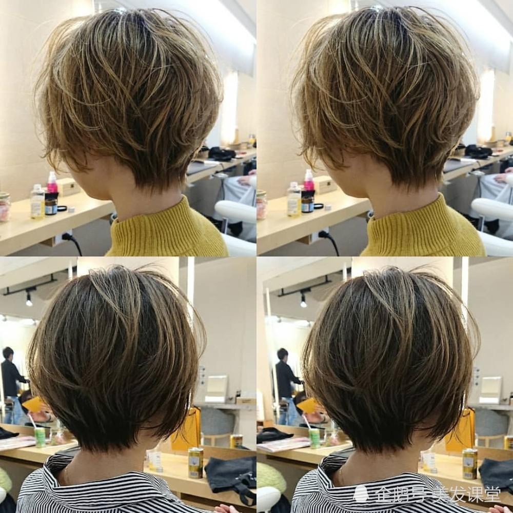 立体感3d短发,女生40岁以后剪这样的发型,气质优雅又大方