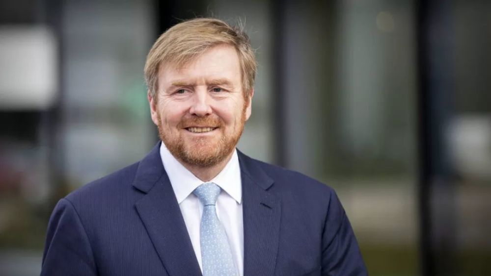 荷兰国王威廉·亚历山大(willem-alexander)应以色列总统鲁文·里夫