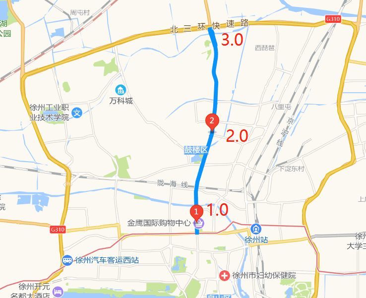 中山北路上的一条连接火车站和北三环的公交车,见证了徐州北区的发展