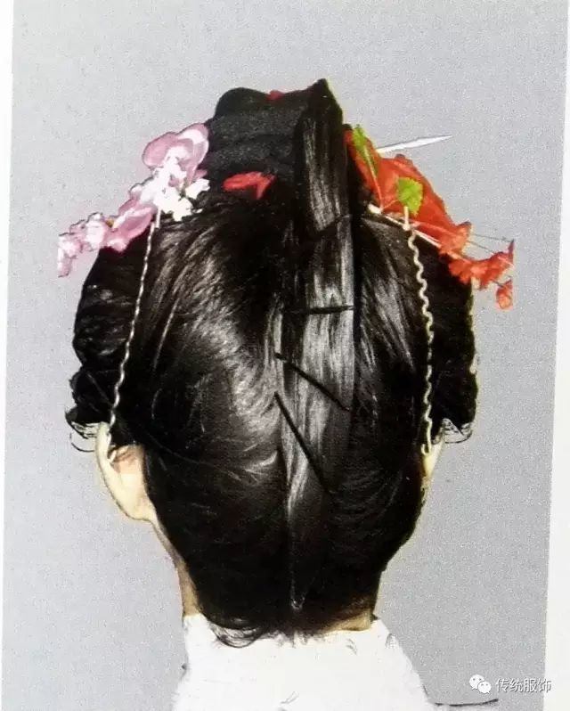 福建湄洲"妈祖髻"盘发教程 | 传统发髻资料分享14