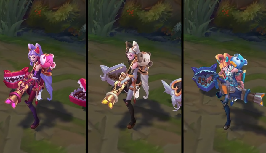 lol:金克斯获情人节皮肤,向卡特送上玫瑰花,暗示悠米是绝配