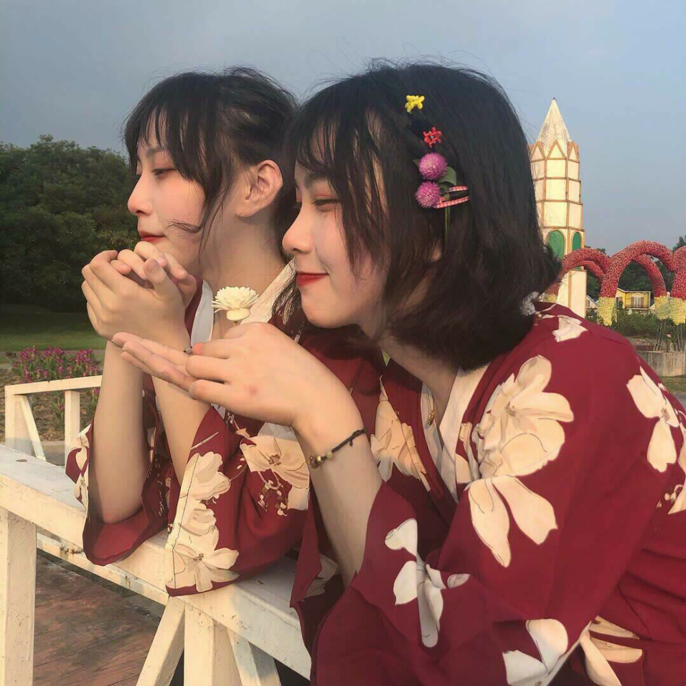 神仙闺蜜头像:最好的关系,有幸遇见,恰好合拍!