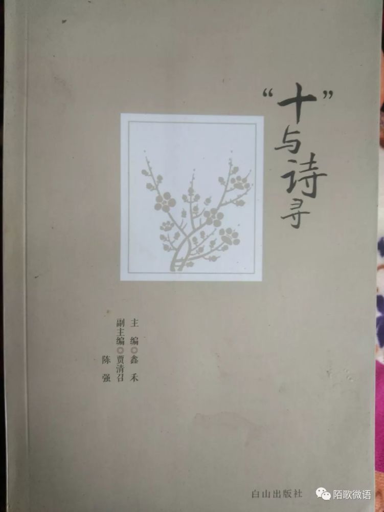 青年作家贾清召为现代诗集《十与诗寻》序"草根"诗集,也是一锅可口的