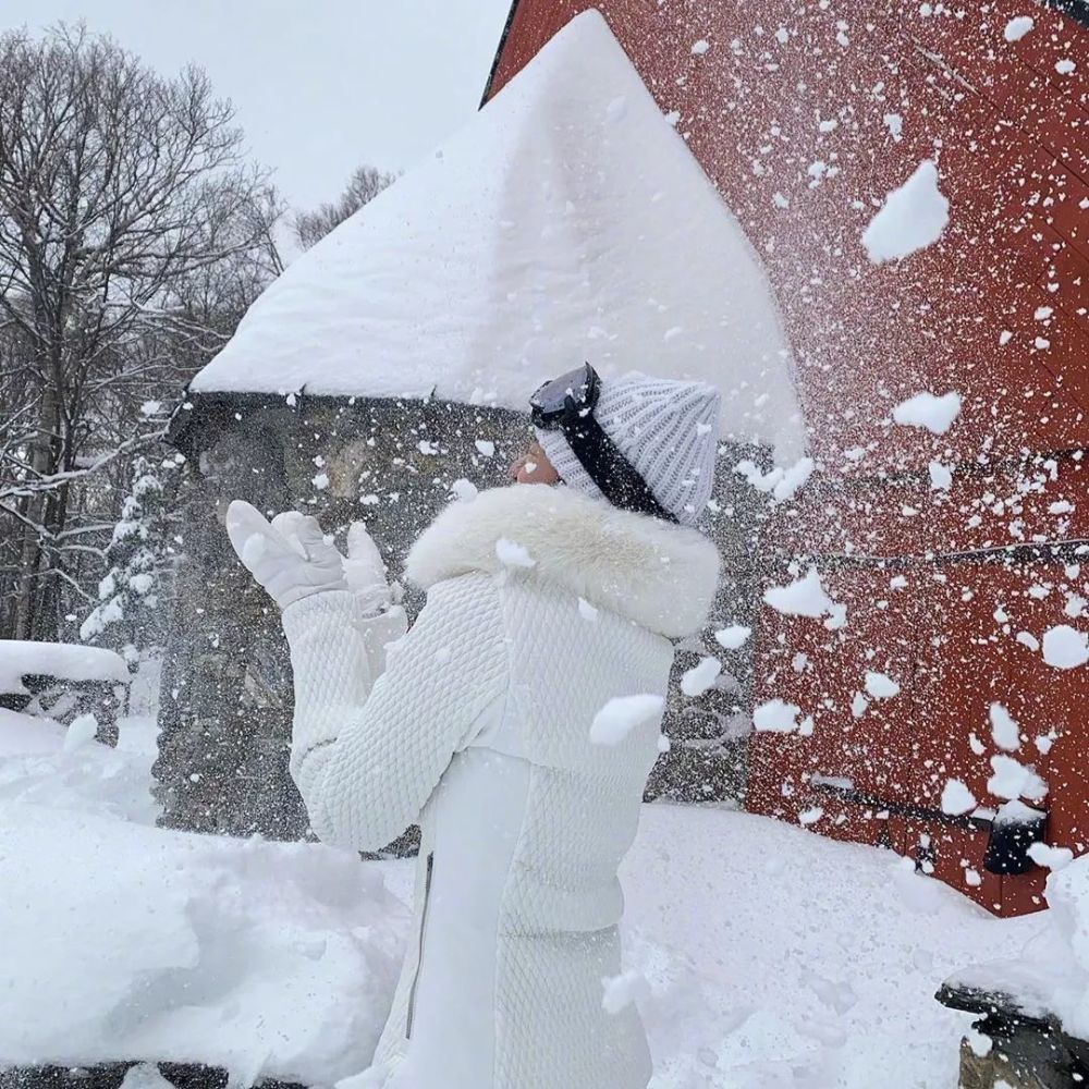 雪景怎么穿搭_雪景图片唯美(3)