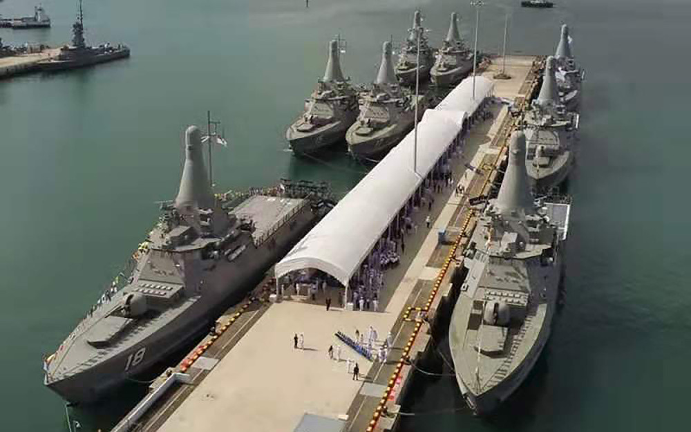 新加坡服役三艘新锐近海舰,设计方有来头,船体线形神似055型