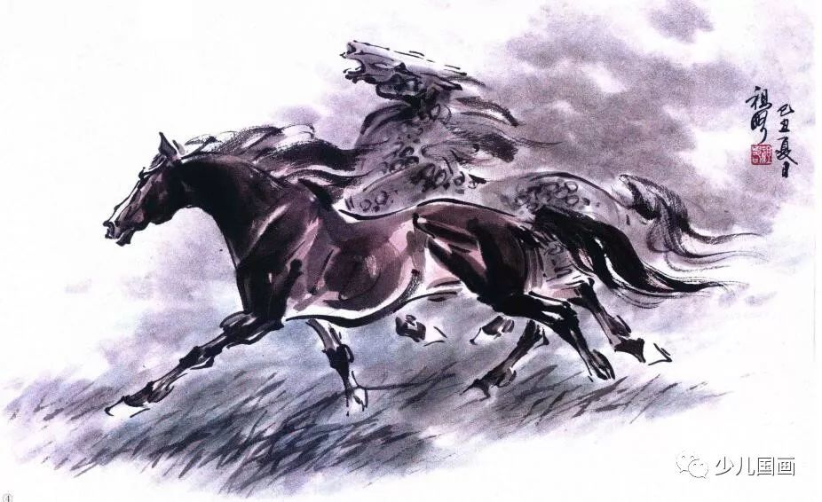 中国画技法 马