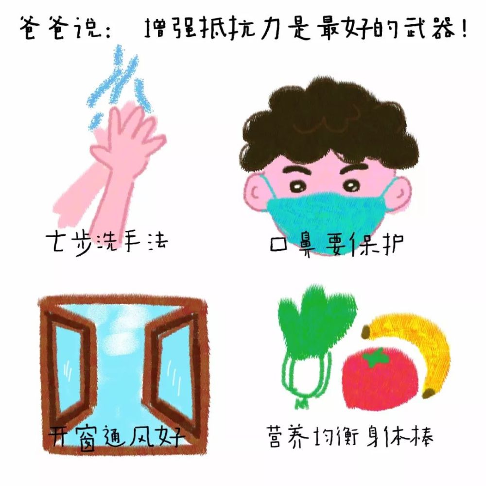 "我也要帮助妈妈,赶走病毒怪兽!"武昌幼师编绘漫画,给