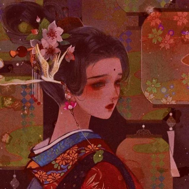 唯美古风漫画女生头像 疑是仙女下凡来 回眸一笑胜星华