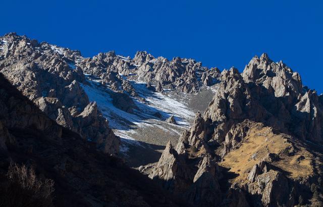 岗什卡雪峰局部.