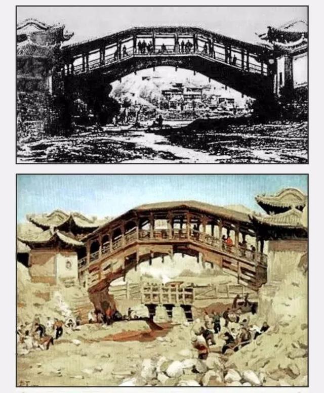 昆明金马坊 卒于1960年-1970年,现在金马碧鸡坊是1998年在原址按原