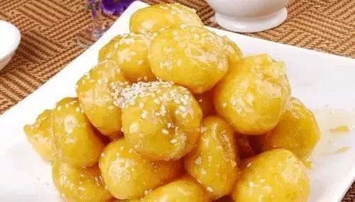 拔丝汤圆替换成新鲜蔬果汁和面即可只需将平时和面的清水no,no,no制作