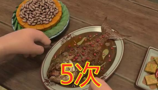 光头强吃过最多的食物红烧牛肉面47次最后一个每天都吃