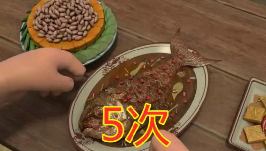 光头强吃过最多的食物!红烧牛肉面47次,最后一个每天都吃
