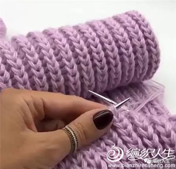 缝衣针平收与别样织单罗纹,一分钟2个编织小技巧学起来!