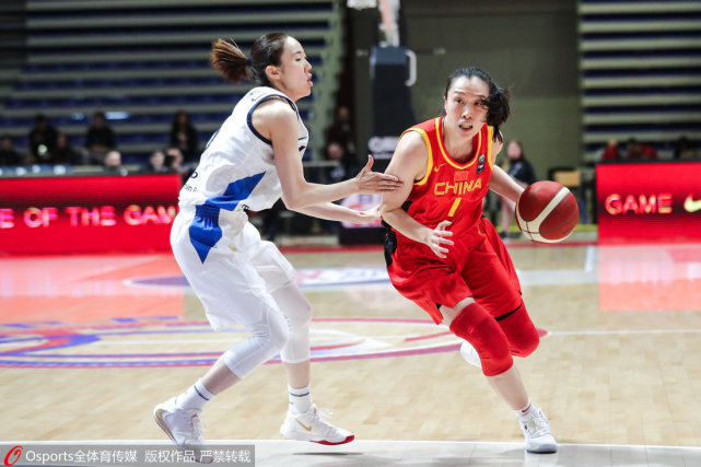 中国女篮40分大胜韩国创纪录 三战全胜结束奥预赛征程