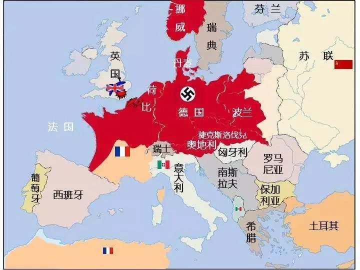 地图看世界德国试图五次统一欧洲全都失败