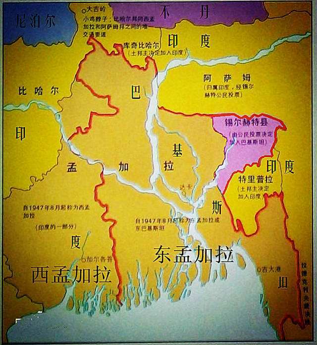 孟加拉是如何被分裂,又是如何一步步走上了独立?