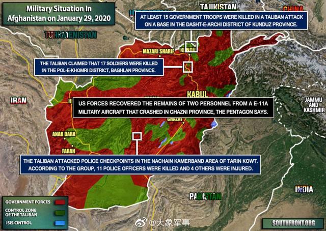 驻阿富汗美军2020年的"黑暗开端",先进军机坠毁,巡逻队被伏击