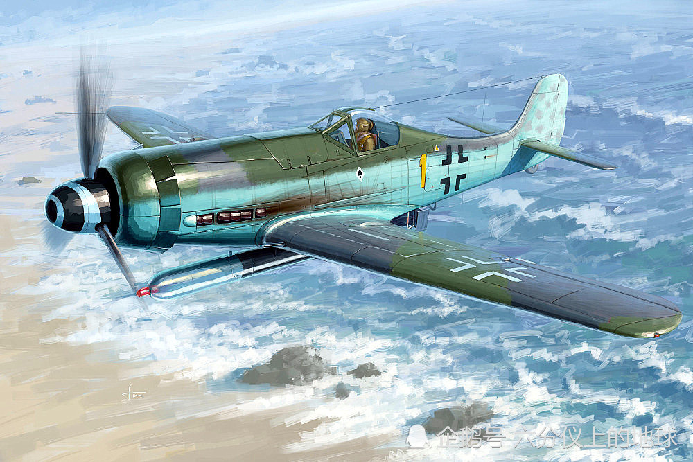二战兵器全集,德国福克武夫尔fw 190单座战斗轰炸机