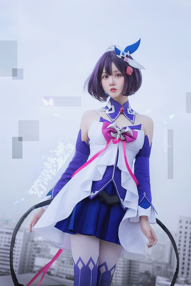 崩坏学园cos希儿幻海梦蝶!网友:希儿,跟舰长回家啦!