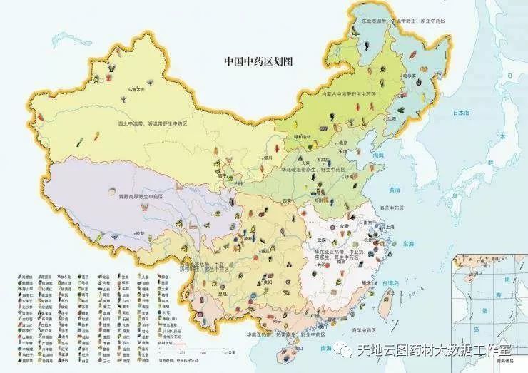 图6:中药材生产必须符合区划特征(中国药材公司)