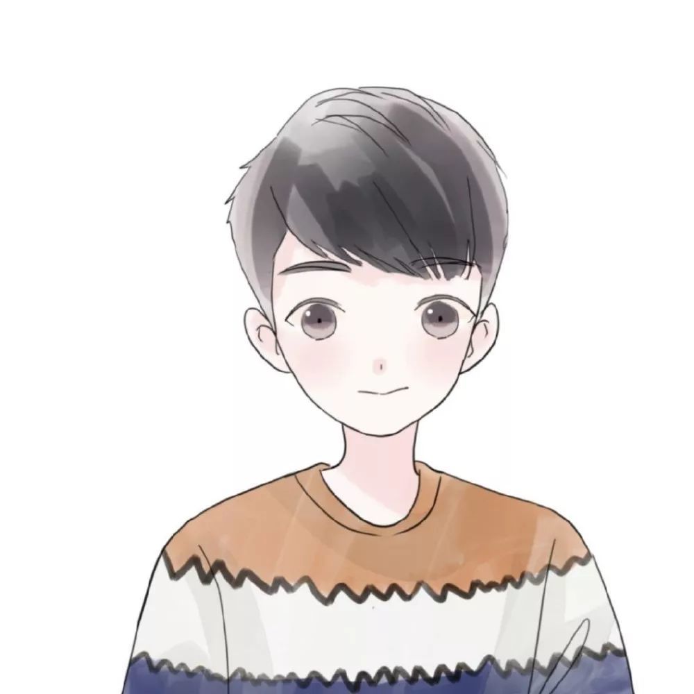 清新手绘男生头像 想在你的宇宙里 走私浪漫