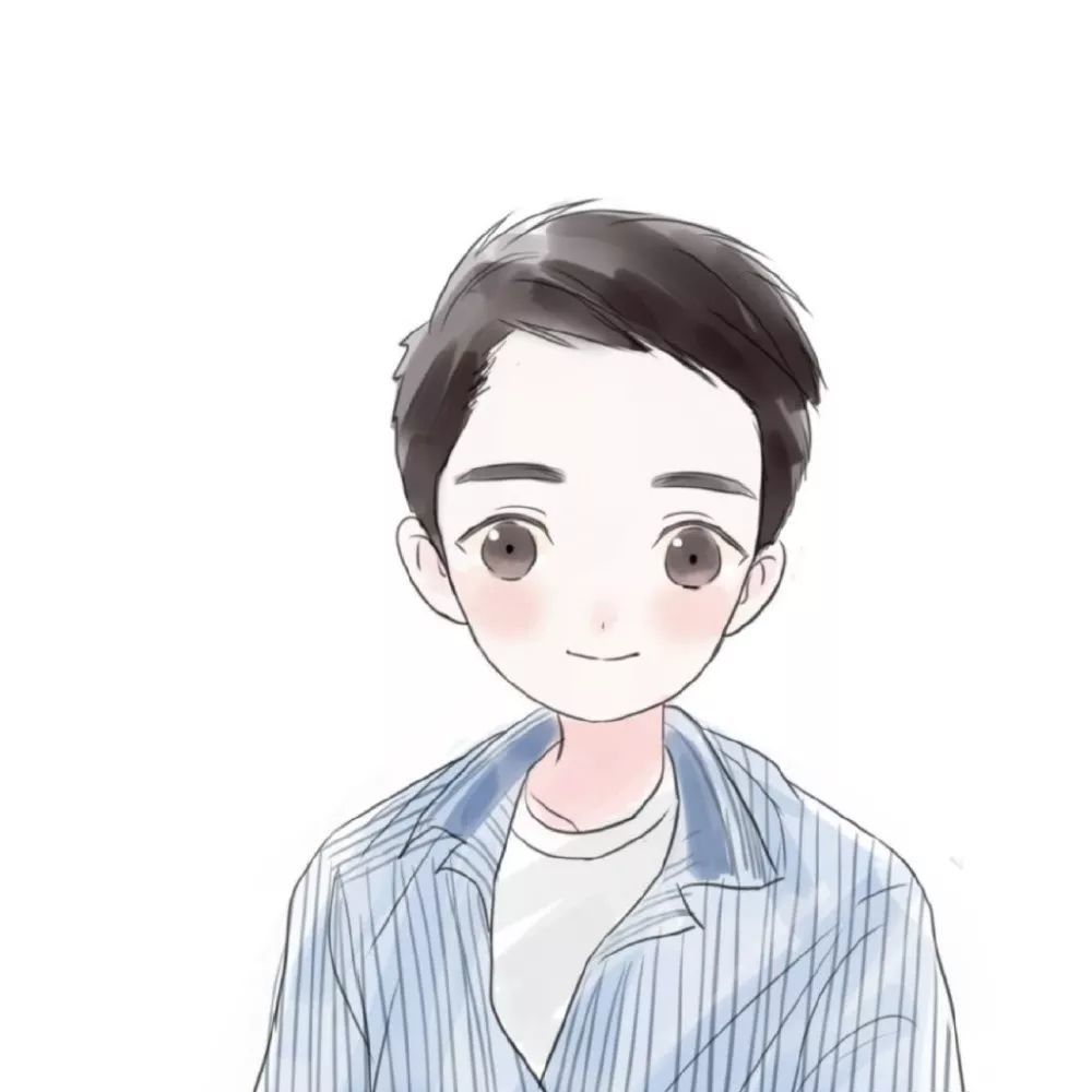 清新手绘男生头像 想在你的宇宙里 走私浪漫