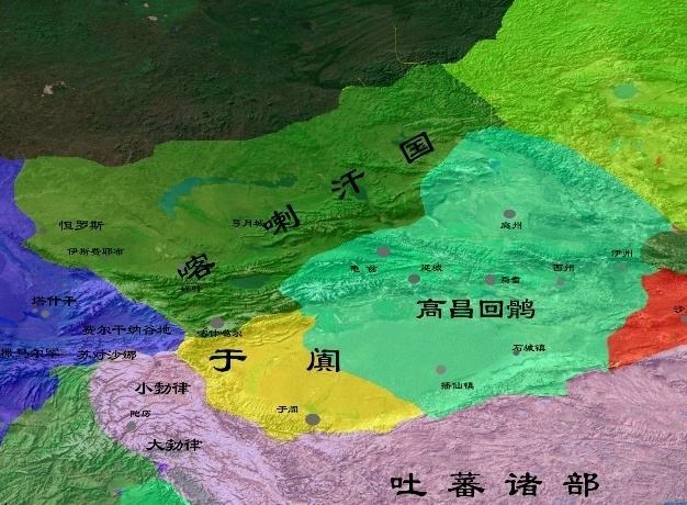 10世纪的西域地图