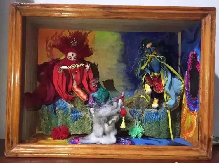 《雷神火神战瘟神》                                    美术作品