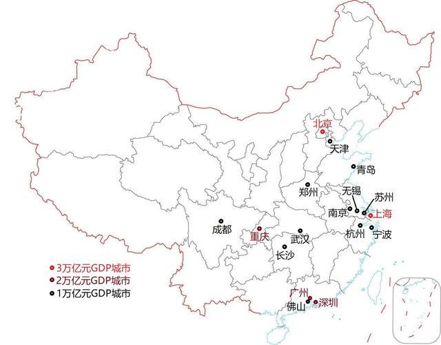 华东地区gdp排第二的城市是_华东GDP排名第二到第六的五大城市,有两个是地级市