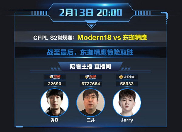 213预告modern18战卫冕冠军东珈精鹰1分险胜