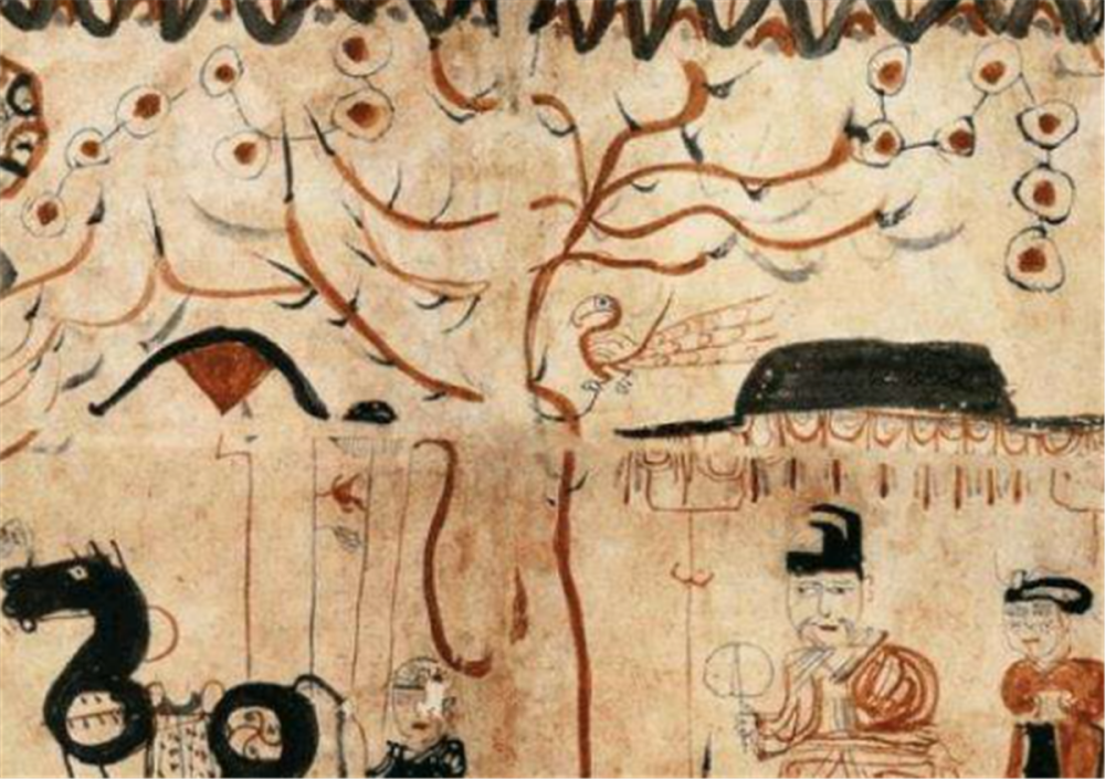 1964年新疆发现千年古墓,出土一幅东晋古画,专家看完忍俊不禁
