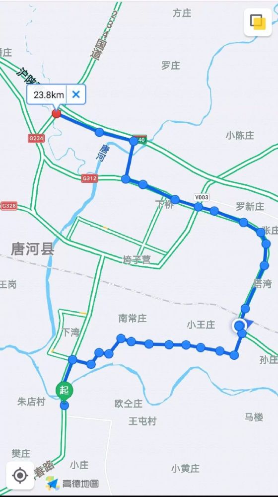 江路—兴达路—栀香路—上海大道—出城; 2,g312东段乡镇经过城区绕行