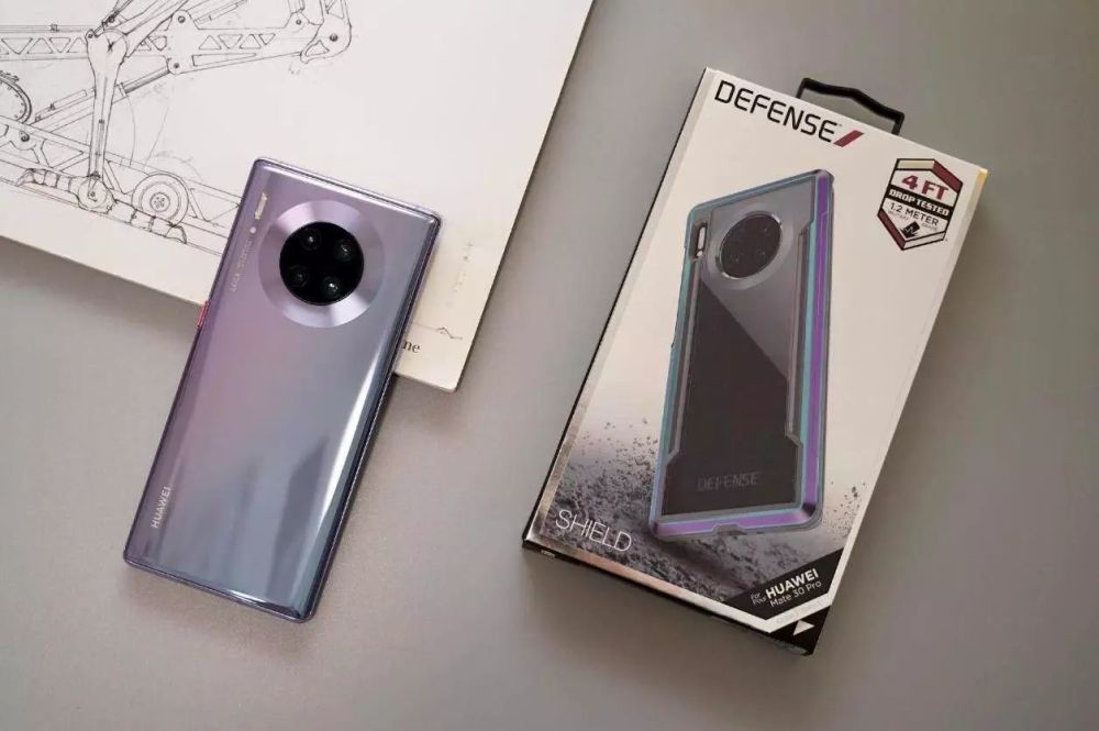 mate30实物,华为mate40实物图 手机壳也可硬核,给华为mate30 pro手机穿上defense外衣