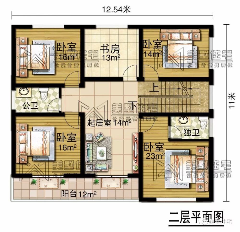 6款火爆朋友圈的三层别墅,开间仅占12米,建在村里有面子