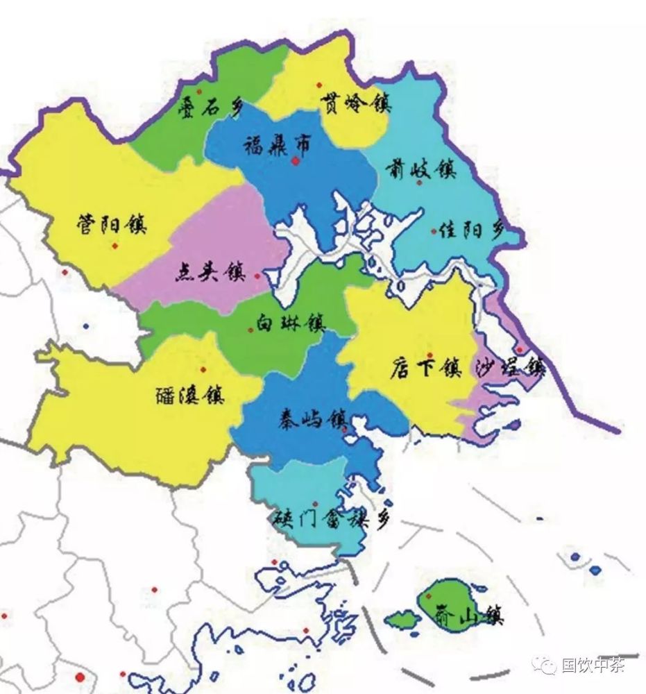 产茶地主要集中点头镇,白琳镇,磻溪镇,管阳镇,太姥山(秦屿镇)