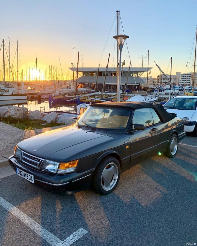 经典车欣赏,1989年萨博900 turbo 16v cabriolet