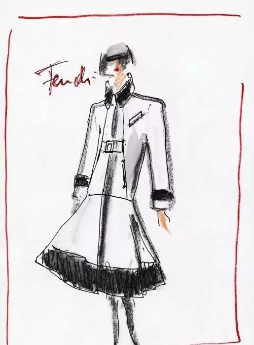 一代大师老佛爷,chanel,fendi手稿公开