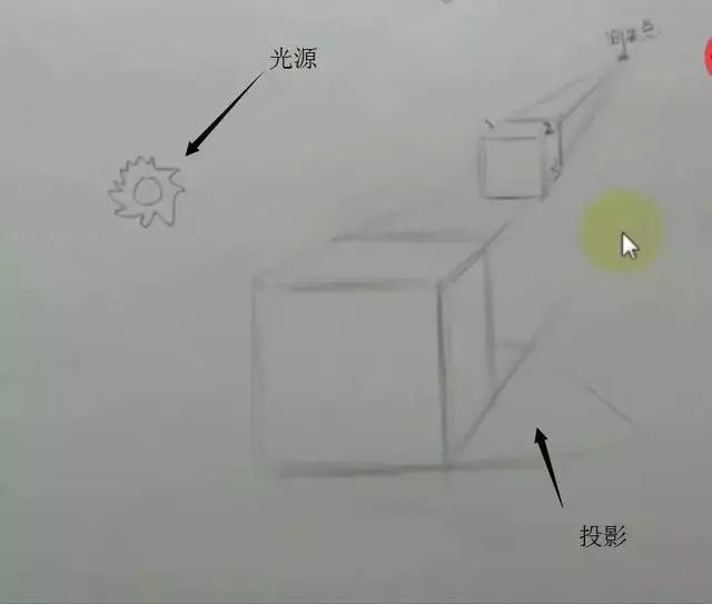 0基础开始教你学素描透视:正方体画法步骤详细教程!