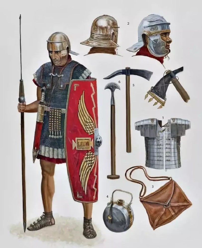 罗马士兵的标准配备