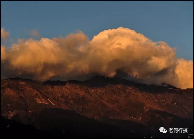 清晨双景,苍山云卷云舒