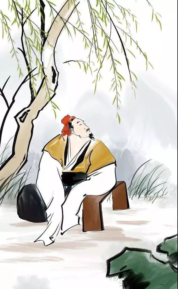 诗人口舌_诗人简笔画