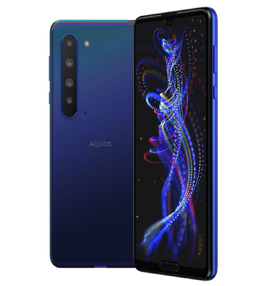 上下"双刘海"设计,夏普 aquos r5g 手机日本发布