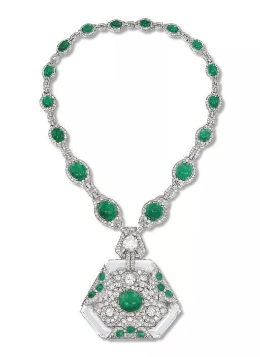 这件祖母绿钻石项链被认为是全世界最奢华的珠宝之一
