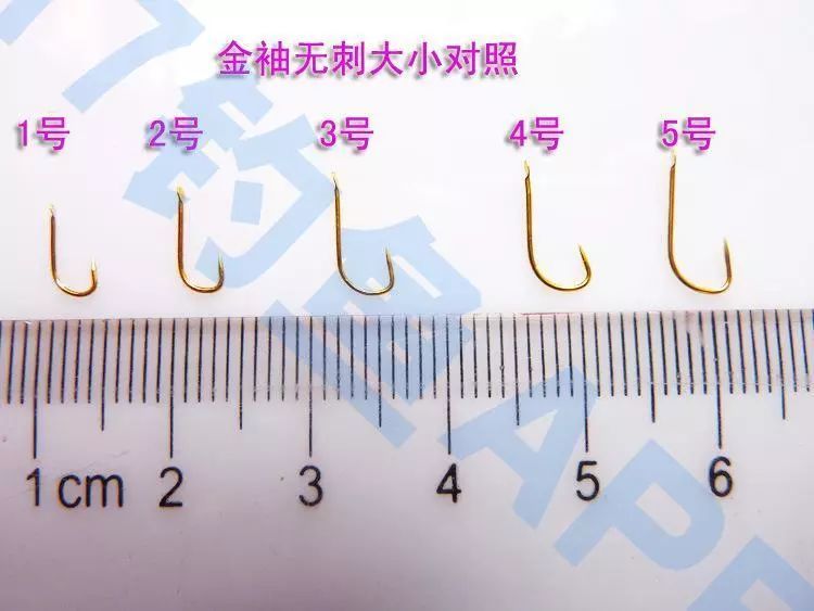 秋田狐,钓小型鱼的神钩,引钩钓鲫用2~4号