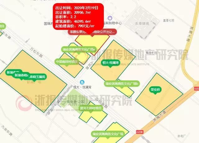 78轮报价,中南47683万元竞得瑞安市莘塍街道地块,溢价