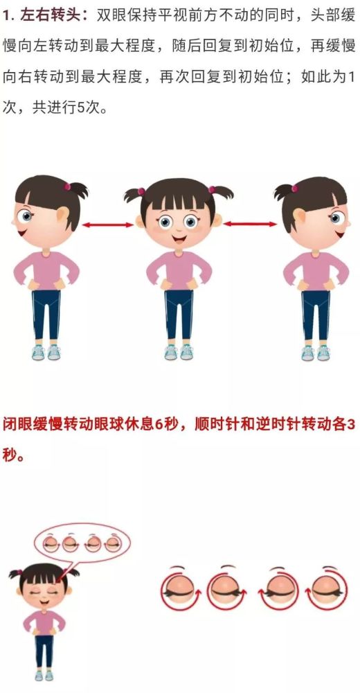 定睛头部运动