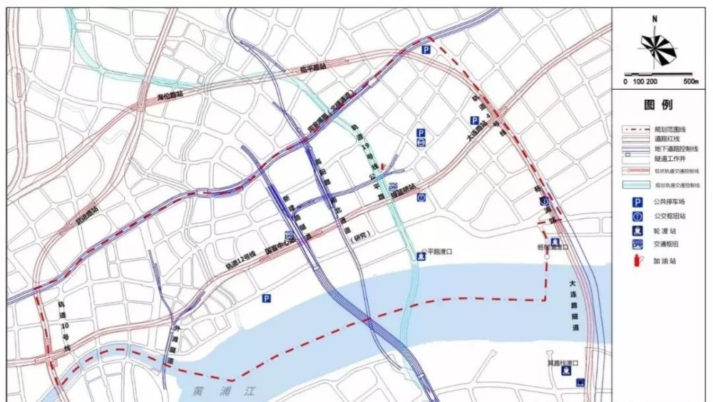 轨道交通系统:规划建设地铁19号线连通陆家嘴浦东南路!