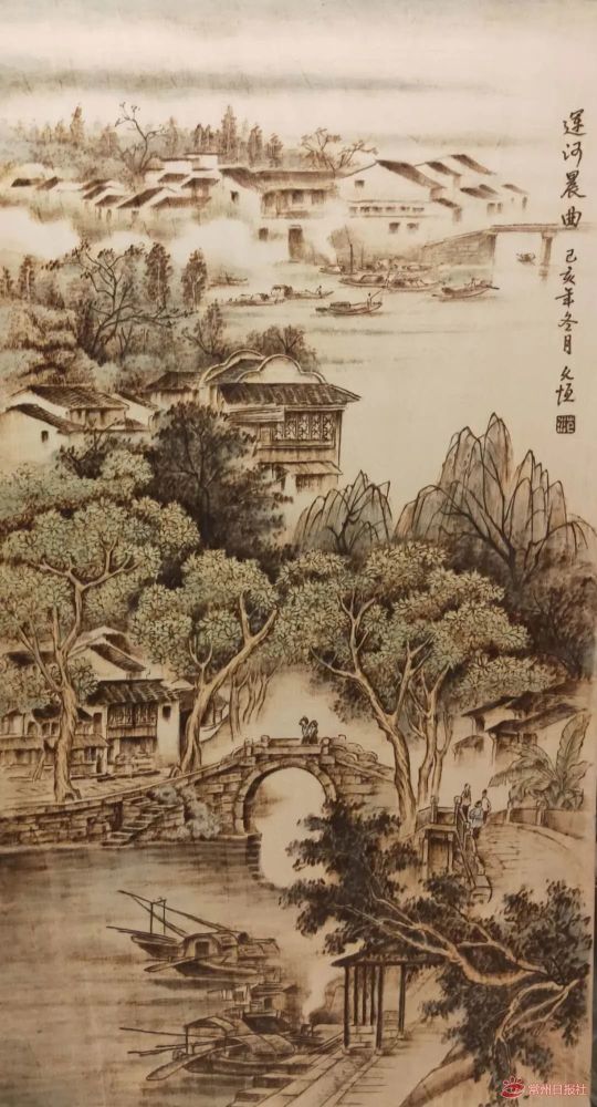 者,2018年师承于省级非遗项目常州烙画的武进区级代表性传承人张国良