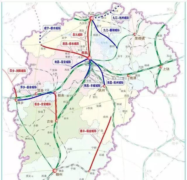 但由于武汉位于湖北省东部,武广高铁和武咸城际南延伸,都只覆盖湖北